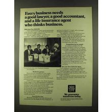 1973 New York Life Insurance Ad - Business Needs