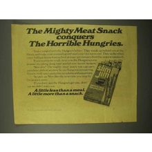 1976 Slim Jim Beef Snacks Ad - The Horrible Hungries
