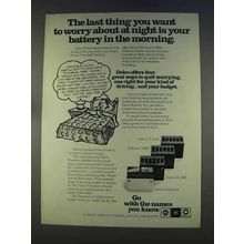 1977 Delco Batteries Ad - Z-Line, E-5000, Freedom