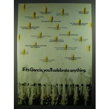 1977 Gancia Champagne ad - You'll Celebrate Anything