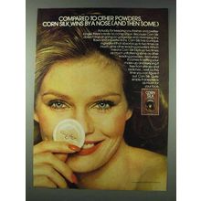 1978 Corn Silk Cosmetics Ad - Compared to Other Powders