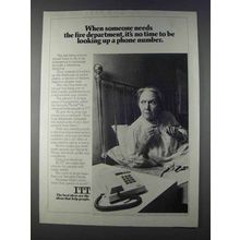 1980 ITT Security Phone Ad - Needs Fire Department