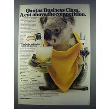 1981 Qantas Airlines Ad - A Cut Above the Competition