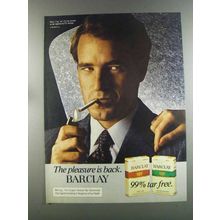 1982 Barclay Cigarettes Ad - The Pleasure