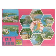 CALA FERRERA, MALLORCA, SPAIN. used postcard 1998 postmark =