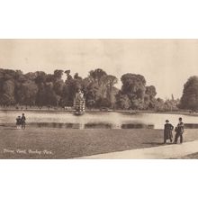 Diana Pond Bushey Park Bentalls Kingston on Thames Postcard