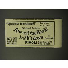 1956 Michael Todd's Around the World in 80 Days Play Ad - Spectacular