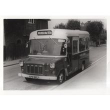 Roundshaw London Old School Coach Bus PB Postcard Photo
