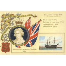 Horatio Nelson At Trafalgar Norfolk Ltd Edn 1000 Postcard