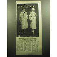 1958 Macintosh Coats Advertisement