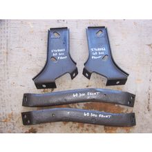 1968 CHRYSLER 300 FRONT BUMPER BRACKETS OEM