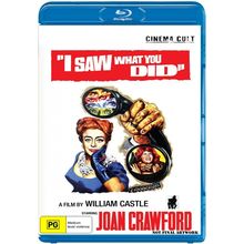 I Saw What You Did Blu-ray | Joan Crawford | Region B