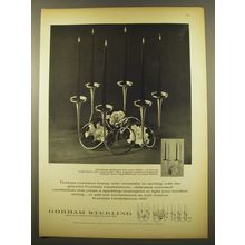 1961 Gorham Sterling Fountain Candelabrum Advertisement