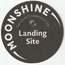 BEER MAT - MOONSHINE BREWERY - LANDING SITE - (Cat No 004) - (2023)