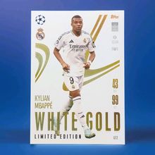 MATCH ATTAX EXTRA 2024 2025 WHITE GOLD Limited KYLIAN MBAPPE REAL MADRID LE2