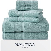Nautica - Bath Towels, Fade Resistant Bathroom Essentials, Highlight Absorbent,
