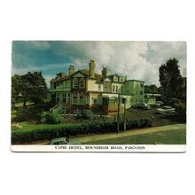 Postcard UK Devon Paignton Capri Hotel Roundham Road posted 1971