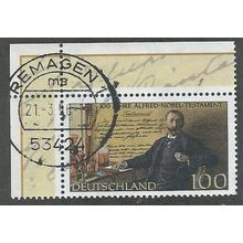 GER 1995 100pf 'NOBEL PRIZE FUND' (CORNER MARGIN) FINE USED (EBID49-443)