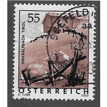 AUT 2005 55c on 13c ' TOURISM' FINE USED (EBID73-216)