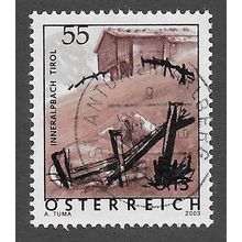 AUT 2005 55c on 13c ' TOURISM' FINE USED (EBID73-218)