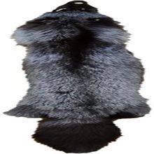 Genuine Natural Tanned Silver Fox Hides Fur Pelts Graded 1 Real Fox Skin Hides f