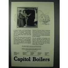 1925 Capitol Boilers and United States Radiators Ad