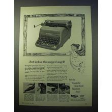 1952 Royal Standard Typewriter Ad - Rugged Angel