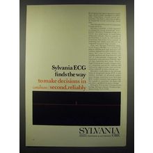 1966 GT&E SUHL Sylvania Universal High-level Logic Ad - ECG Finds the Way