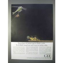 1966 GT&E Ad - Two New Ways to String Cable