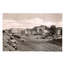 HAUPTBAHNHOF, MONCHENGLADBACH, GERMANY. unused vintage postcard c. 1966