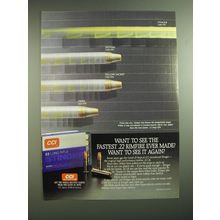 1983 CCI 22 Long Rifle Stinger Ammunition Ad - Want to see the fastest .22