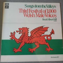 Various ‎– Songs From The Valleys,Third Festival Of 1000 Welsh Male Voices