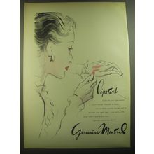 1946 Germaine Monteil Cosmetics Ad - Lipstick