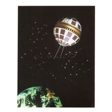 BT First Active Telecommunications Satellite Launch in 1962 Poster Postcard