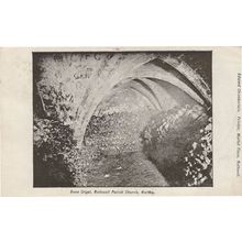 Rothwell Church Bone Crypt Northants Postcard