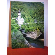 TRAFFIUME, LAGO MAGGIORE, ITALY unused postcard dated 1992 #