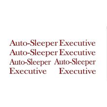 6 Auto-Sleeper Executive set in Bask Camper motorhome graphics stickers decals