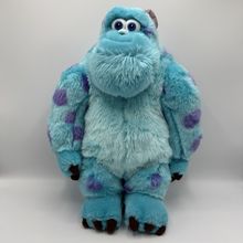Disney Store Monsters Inc SULLEY Plush Toy Pixar Stuffed Animal 15” Blue Monster