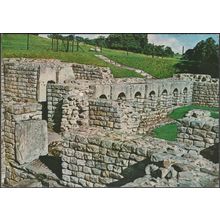 The Bath House, Chesters Roman Fort, Northumberland, c.1960s - MOPBW Postcard