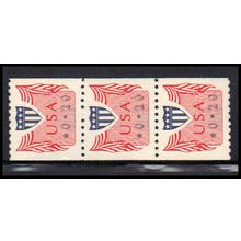 CVP31 20c Shield Very Fine MNH Dry Gum Strip of 3 PA5177