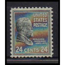 828 24c Benjamin Harrison Fine MNH O4229