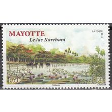 Mayotte 2011 Yvert 254 Neuf ** Cote (2017) 2.40 € Le lac Karehani