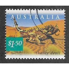 AUS 2002 $1.50 'FAUNA AND FLORA - THORNY DEVIL' (C.T.O) FINE USED (EBID76-502)