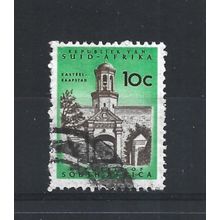 SouthAfrica.SG206 10c Cape Town Castle Entrance.Variety Unchecked.F/Used.Aug25g