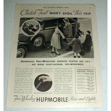 1931 Hupmobile Car Ad - Clutch Foot Won't Spoil