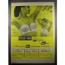 1952 Peter Pan Strapless Bras Ad - Inner Circle