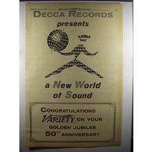 1956 Decca Records Ad - A New World of Sound