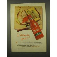 1956 Hunt's Tomato Catsup Ad - Deliciously Yours