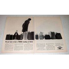 1963 United Air Lines Ad - Just Hate Having a PAWOB