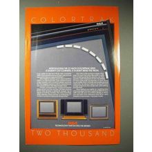 1986 RCA 27-inch ColorTrak 2000 Television Ad
